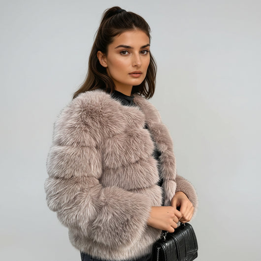 Valentina | Giacca in Eco-Pelliccia