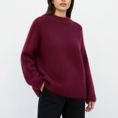Sofia | Crewneck Jumper in Mohair