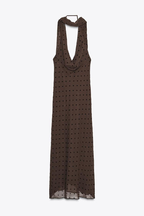 Giada | Long Polka Dot Dress