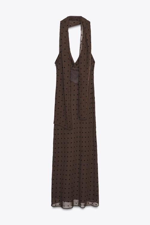 Giada | Long Polka Dot Dress
