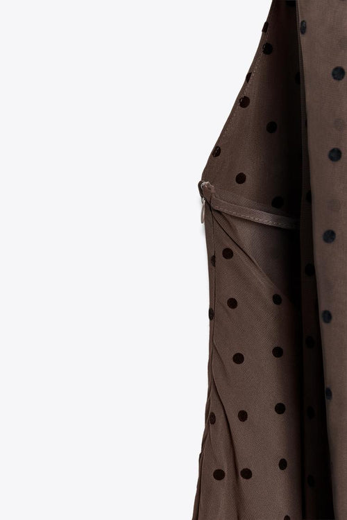 Giada | Long Polka Dot Dress