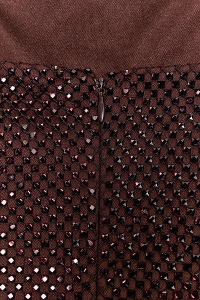 Mini Dress Serena – Mahogany Crystal Net