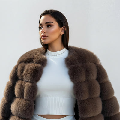 Valentina | Giacca in Eco-Pelliccia