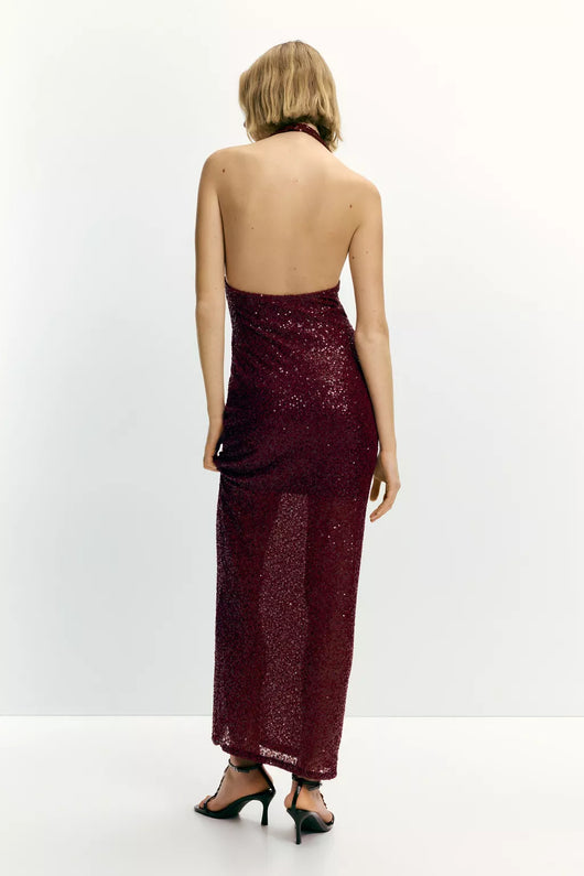 Sofia | Abito Midi Lurex