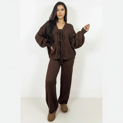 Amalia | Knitted Top with Front Knot