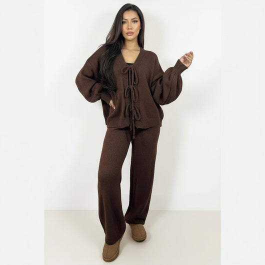 Amalia | Knitted Top with Front Knot