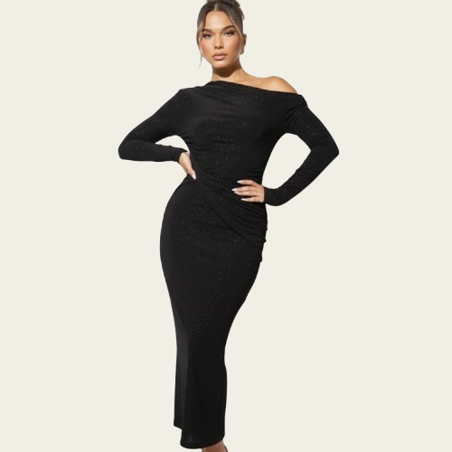 Ornella | Glitter Maxi Dress