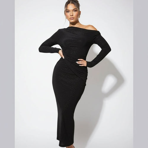 Ornella | Glitter Maxi Dress