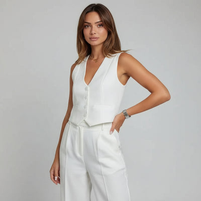 Viola | Top Gilet Corto