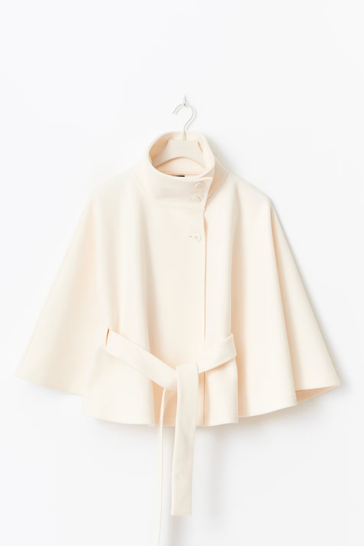 Loreza | Elegant Coat for Women with Belt & High Collar