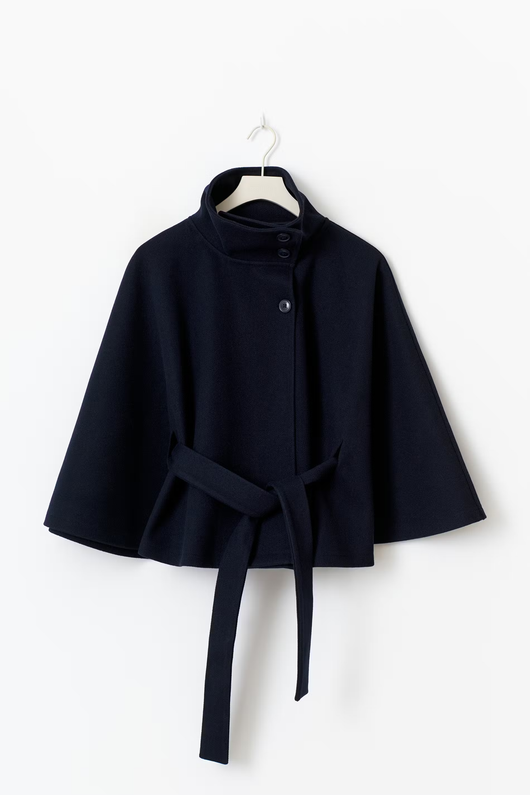 Loreza | Elegant Coat for Women with Belt & High Collar