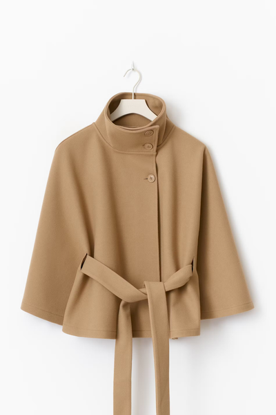 Loreza | Elegant Coat for Women with Belt & High Collar