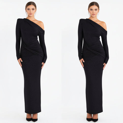 Ornella | Glitter Maxi Dress