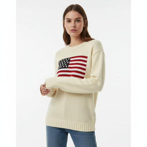 Sofie | American Flag Sweater