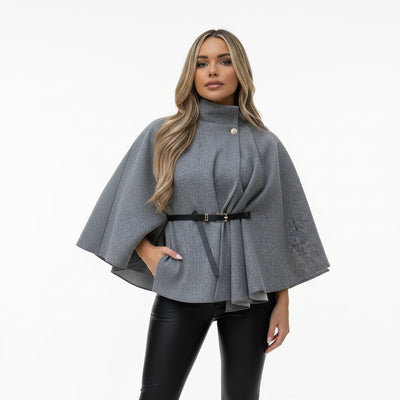 Camille - Belted Poncho