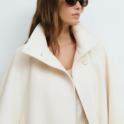 Loreza | Cappotto Elegante per Donne con Cintura & Collo Alto