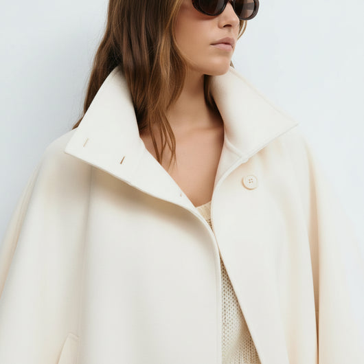 Loreza | Cappotto Elegante per Donne con Cintura & Collo Alto