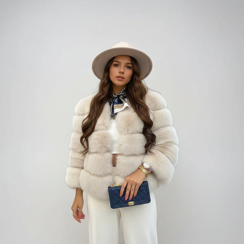 Valentina | Giacca in Eco-Pelliccia