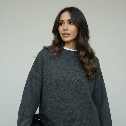 Nathalie - Completo autunnale in maglia calda