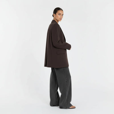 ELLE | DARK CHOCOLATE BLAZER