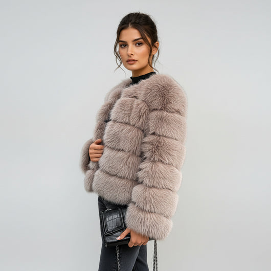 Valentina | Giacca in Eco-Pelliccia