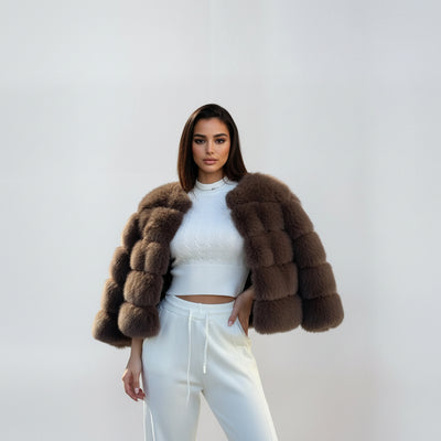 Valentina | Giacca in Eco-Pelliccia