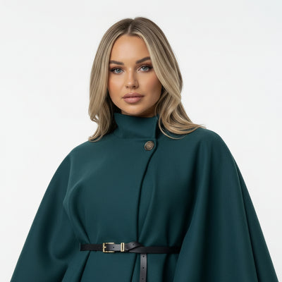 Camille - Poncho con cintura