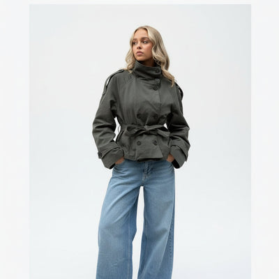 Julie - Trench Coat with Buttons