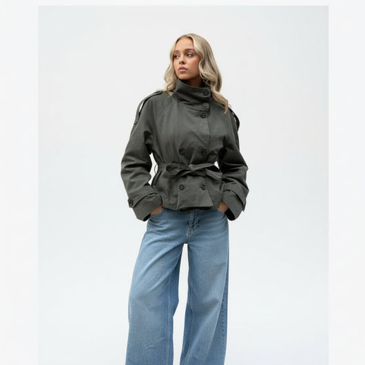 Julie - Trench Coat with Buttons