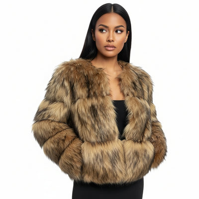 Valentina | Giacca in Eco-Pelliccia