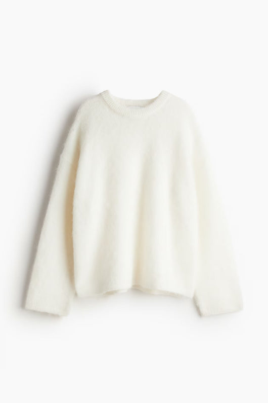 Sofia | Crewneck Jumper in Mohair