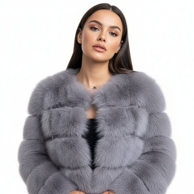 Valentina | Giacca in Eco-Pelliccia