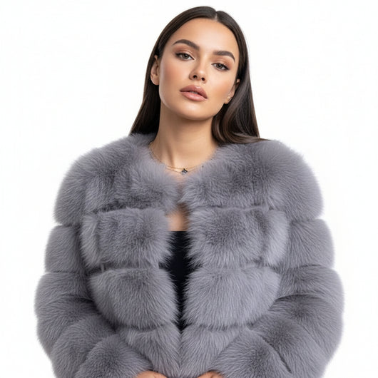 Valentina | Giacca in Eco-Pelliccia