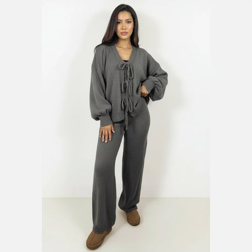 Amalia | Knitted Top with Front Knot