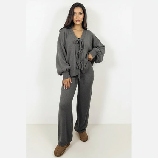 Amalia | Knitted Top with Front Knot