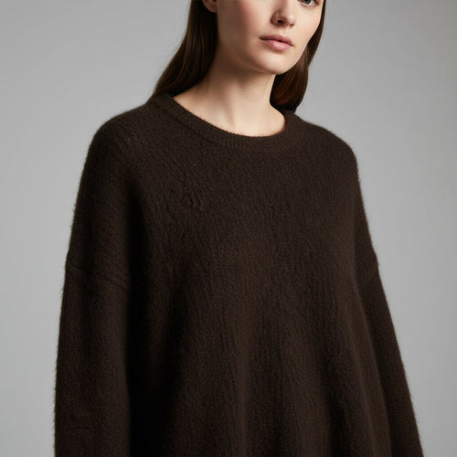 Sofia | Crewneck Jumper in Mohair