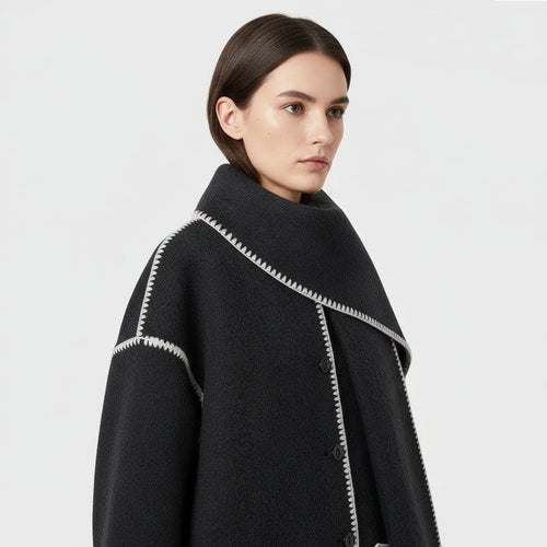 Claire | Coat with Scarf
