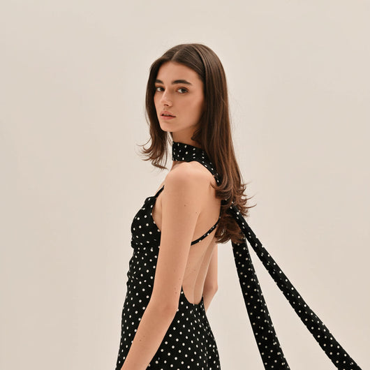 Mermaid Dress – Timeless Elegance with Polka Dots