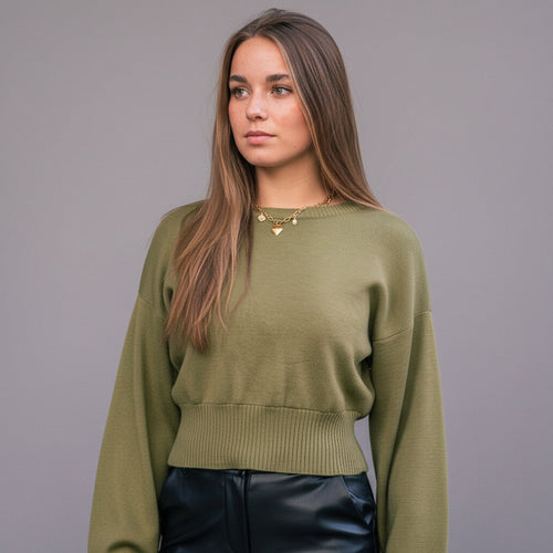 Lily | Green Sweater
