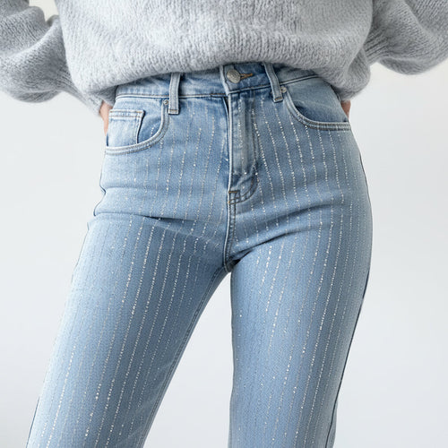 Valentina | Glitter Denim Jeans