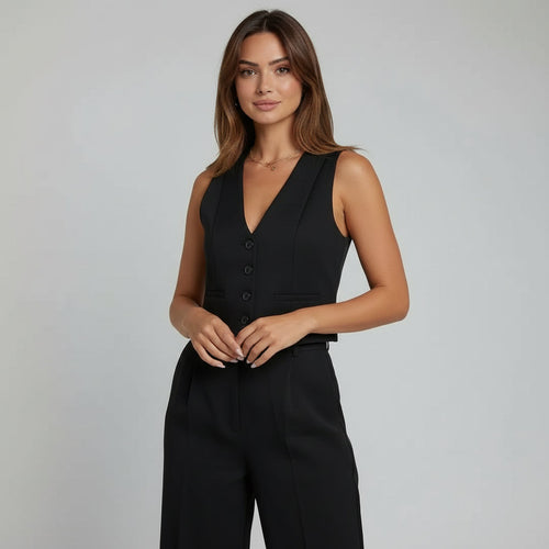 Viola | Short Gilet Top