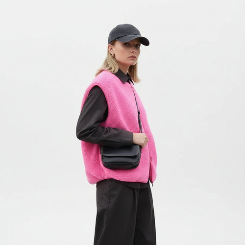 Ovelia | Gilet in Lana di Tendenza per Donne con Bottoni