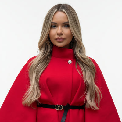 Camille - Poncho con cintura