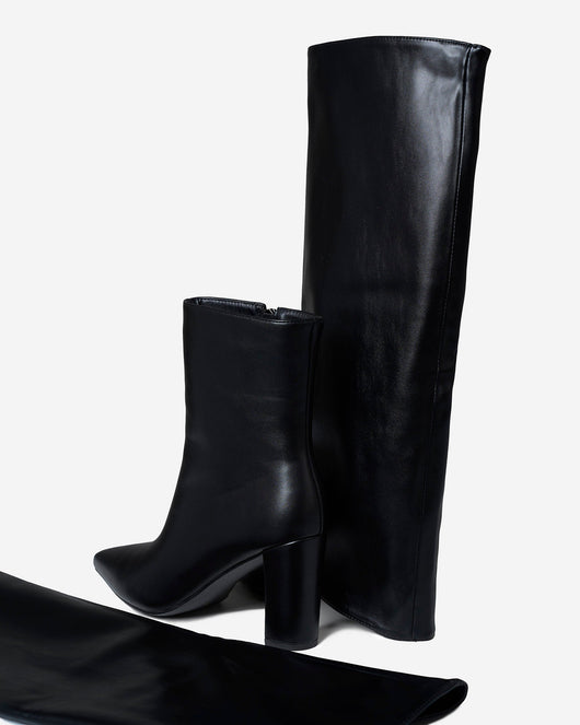 2 in 1 Knee and Ankle Boots