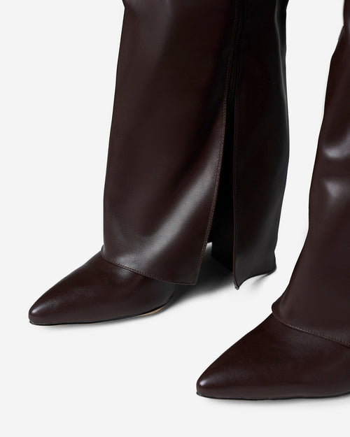 High Leather Boots Lavista - Brown
