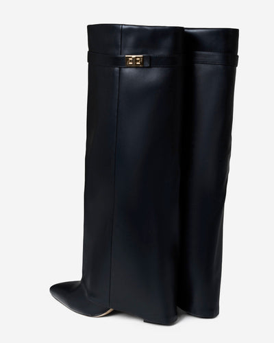 High Leather Boots Lavista - Black