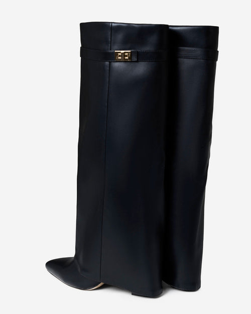 High Leather Boots Lavista - Black