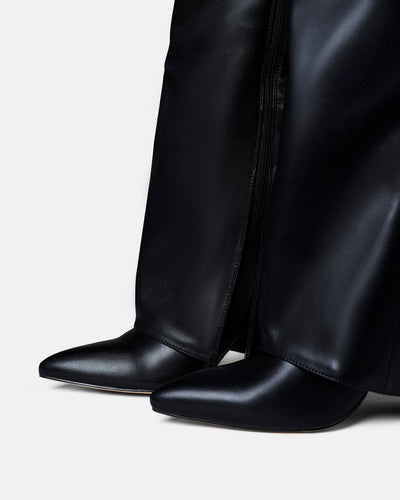 High Leather Boots Lavista - Black