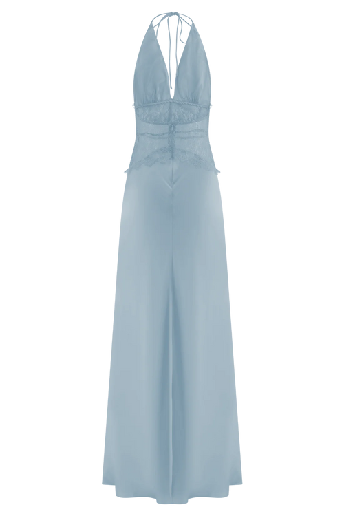 Abito Maxi Dinah Rosalie – Pizzo & Raso Nero