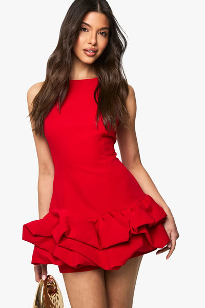 YunaWear | Nira Ruffle Mini-Abito